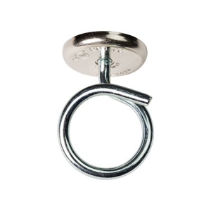 1-1/4" Bridle Ring with 100lb WinnieMAG Magnet, Short Stem
