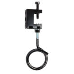 1-1/4" Bridle Ring with Spring Steel Beam Clamp, Bottom Mount, All Black