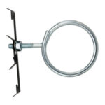 2" Bridle Ring with Multi-Functional Clip for 12awg Wire, 3/8" Rod