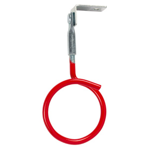 2" Bridle Ring, Red with 90° Angle Clip
