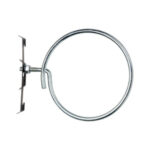 4" Bridle Ring with Multi-Functional Clip for 12awg Wire, 3/8" Rod
