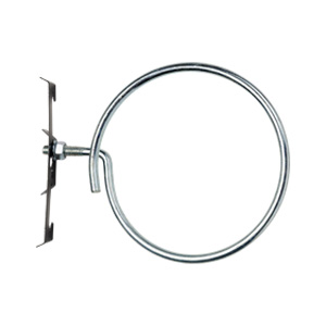 4" Bridle Ring with Multi-Functional Clip for 12awg Wire, 3/8" Rod