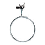 4" Bridle Ring with Hammer on Beam Clamp, 1/8"-1/4" Flange