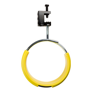 4" Bridle Ring with Spring Steel Beam Clamp, Saddle