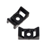 Cable Tie Cable Mount for 0.38″ Tie, Black