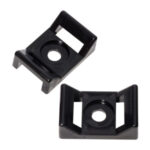 Cable Tie Cable Mount for 0.50″ Tie, Black