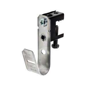 3/4" J Hook with Spring Steel Beam Clamp Upside Down Mount