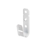 3/4" J Hook White