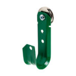 1-5/16″ Magnetic J Hook, Green with 100lb WinnieMAG Magnet, Wall Mount