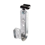 1-5/16" J Hook with Hammer on Beam Clamp 1/8"-1/4" Flange