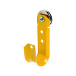 1-5/16″ Magnetic J Hook, Yellow with 100lb WinnieMAG Magnet, Wall Mount