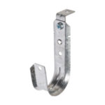 2" J Hook with 90° Angle Clip, 1/4" Hole
