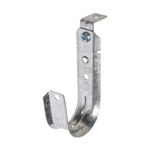 2" J Hook with 90° Angle Clip, 1/4" Hole