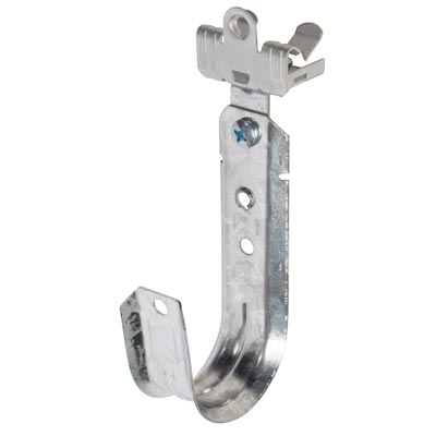 2” J Hook with Angle Clip and 360˚ Hammer 5/16” to 1/2” Flange