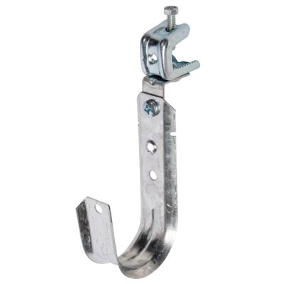 2” Data J Hook with 360˚ Pressed Beam Clamp