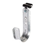 2" J Hook with Hammer on Beam Clamp for 1/8"-1/4" Flange