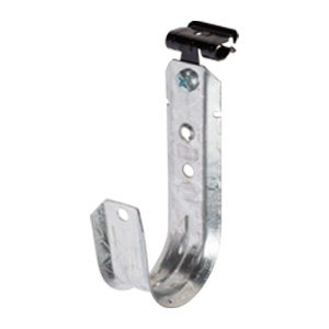 2" J Hook with Hammer on Beam Clamp for 1/8"-1/4" Flange