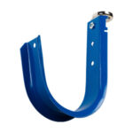 4" Magnetic J Hook, Blue with 100lb WinnieMAG Magnet, Overhead Mount