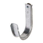 4" Magnetic J Hook with 100lb WinnieMAG Magnet, Wall Mount