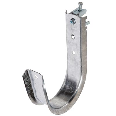 4″ Data J Hook with Pressed Beam Clamp