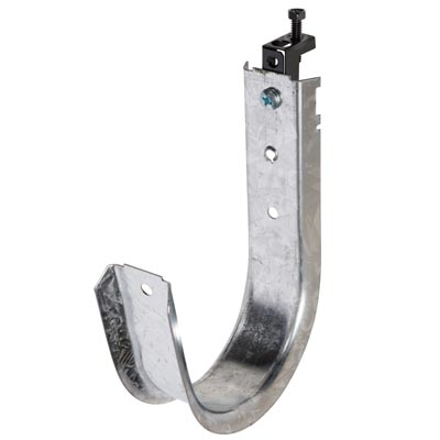 4″ J Hook with Stamped Steel Beam Clamp
