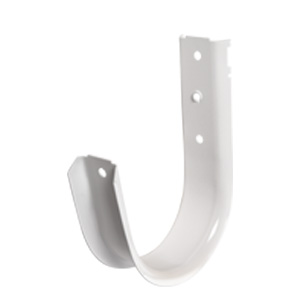 4" J Hook White