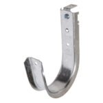 6" J Hook with 90° Angle Clip, 1/4" Hole