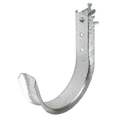 6″ J Hook with Pressed Beam Clamp