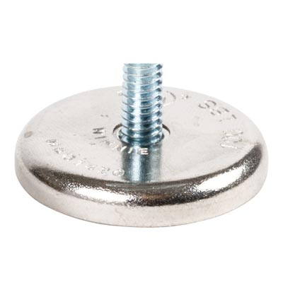 1/4-20 100 Lb Mounting Magnet w/Male Threaded Rod