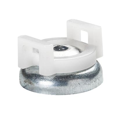 16 lb Magnetic Cable Tie Mount – White