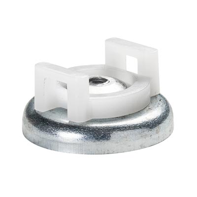 26 lb Magnetic Cable Tie Mount – White