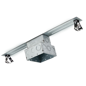 4″ Square Electrical Junction Box with Mounting Bracket, W812M Conduit Clip