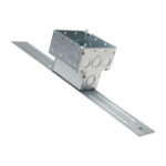 4″ Square Electrical Junction Box with Mounting Bracket