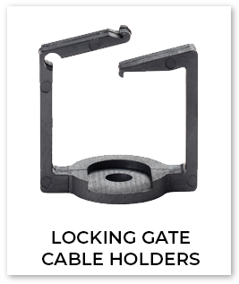 Locking Gate Cable Holders