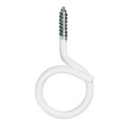 1-1/4″ Wood Screw Bridle Ring, White