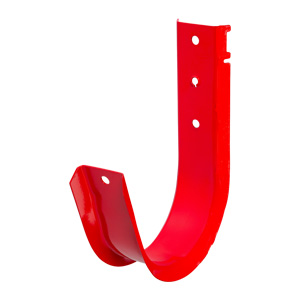 4" J Hook Red