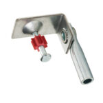 90° Angle Bracket with 1/4-20 Eyelet, Powder Actuated Pin