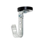 3/4" Magnetic J Hook with 150lb UHD Magnet, Overhead Mount, 360° Rotation