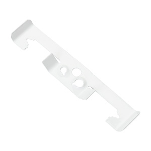 Multi-Functional (Batwing) Clip for 12awg Wire, 3/8″ Rod, White