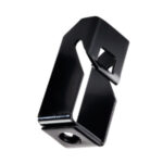 W123 Z-Purlin Clip, Hammer On for 1/16" Flange, 1/4" Rod