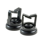 16lb 1/2" Magnetic Locking Gate Cable Manager, All Black, 100 Pack