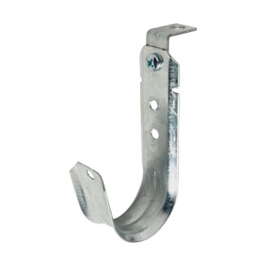 2″ J Hook with 90° Angle Clip, 3/8″ Hole