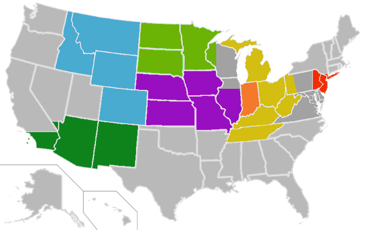 Vendor Rep Map May 2025
