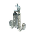 1-5/16" Double J Hook with Pressed Beam Clamp, 360° Rotation