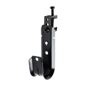 1-5/16" J Hook with Spring Steel Beam Clamp, All Black