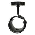 2" Magnetic Bridle Ring with 150lb UHD Magnet, Saddle, 1.5" Stem, All Black