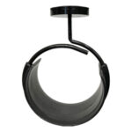 4" Magnetic Bridle Ring with 150lb UHD Magnet, Saddle, 1.5" Stem, All Black