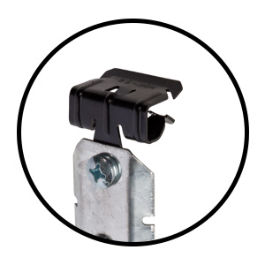 J Hook with Hammer on Beam Clamp for 5/16″-1/2” Flange
