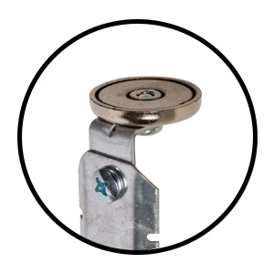 Magnetic J Hook for Overhead Mount 360° Rotation