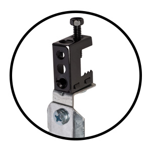 J Hook with Spring Steel Beam Clamp 360° Rotation